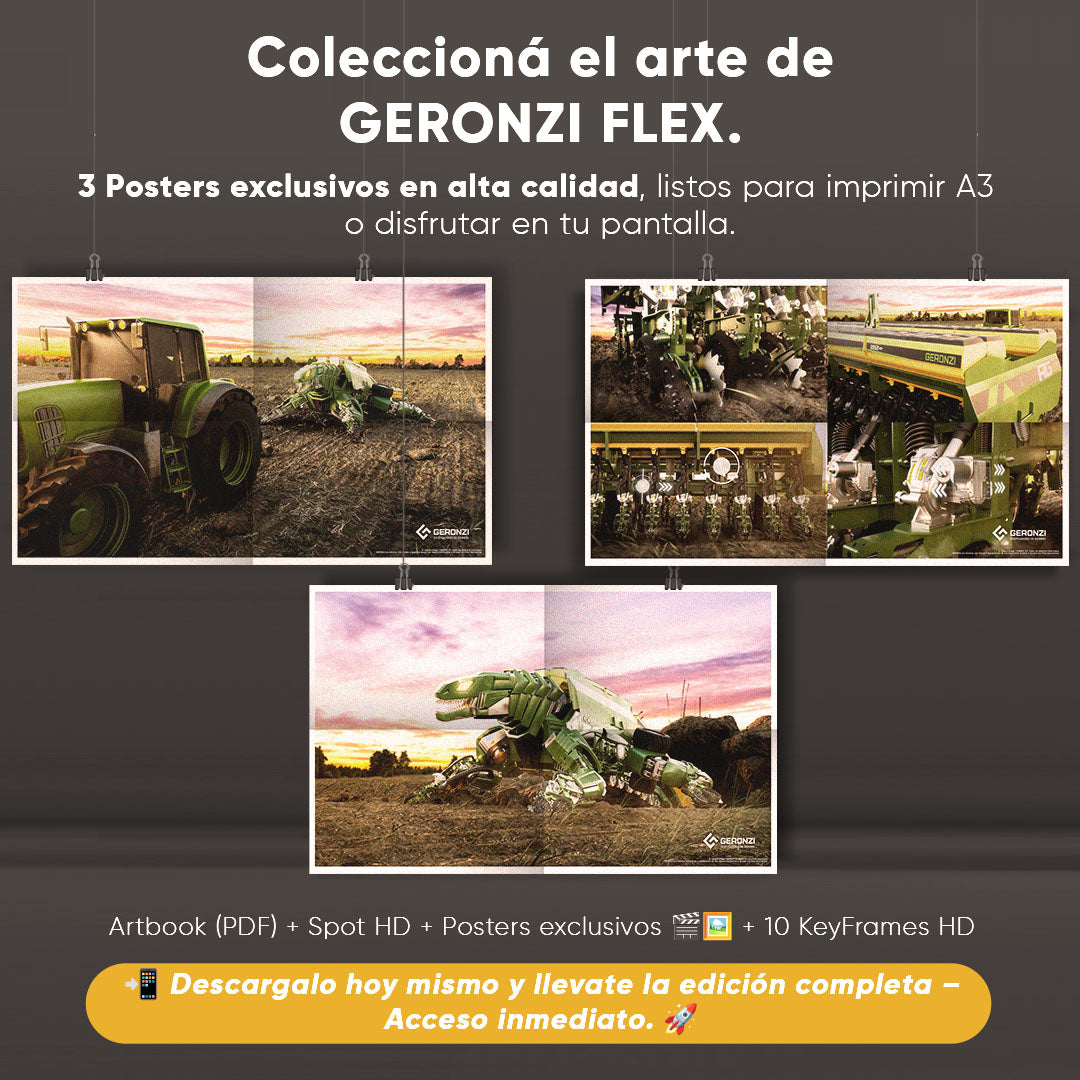 Geronzi FLEX — Bundle Digital (Spot HD + Artbook PDF + Extras)
