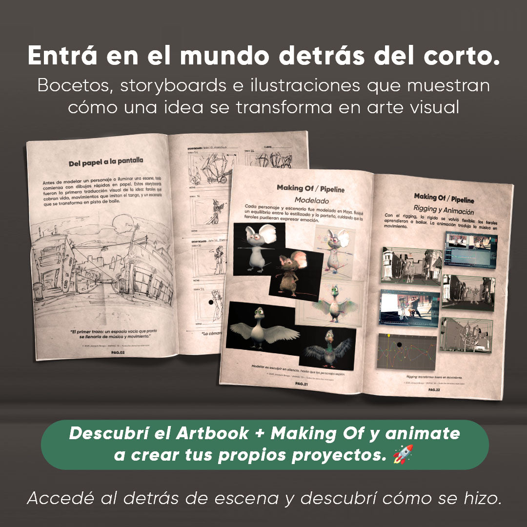 Tanguito Argentino — Bundle Digital Premium (Corto HD + Artbook PDF + Posters)