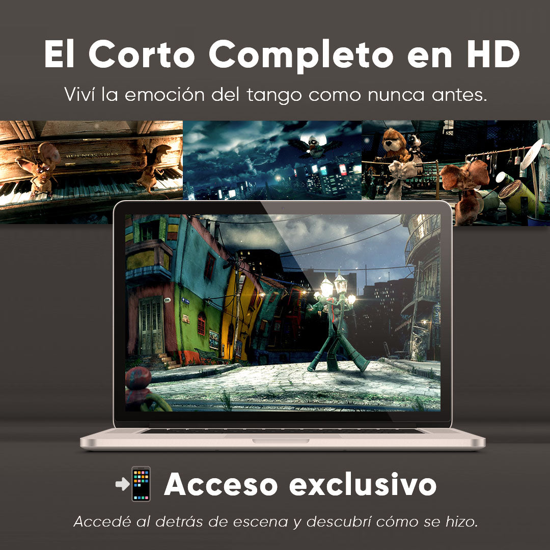 Tanguito Argentino — Bundle Digital Premium (Corto HD + Artbook PDF + Posters)