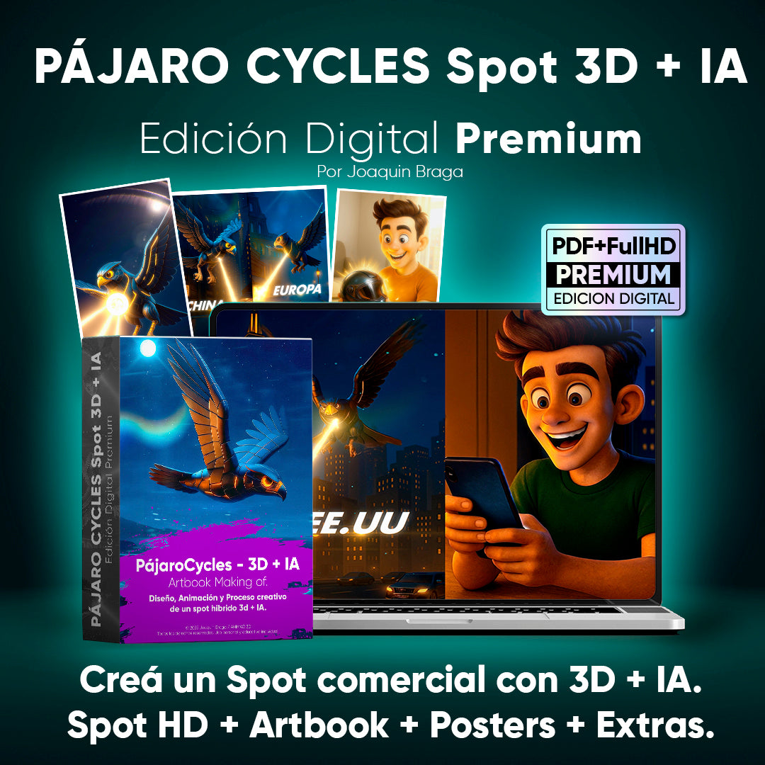 PájaroCycles — Bundle Digital Premium (Spot HD + Artbook PDF + Extras)
