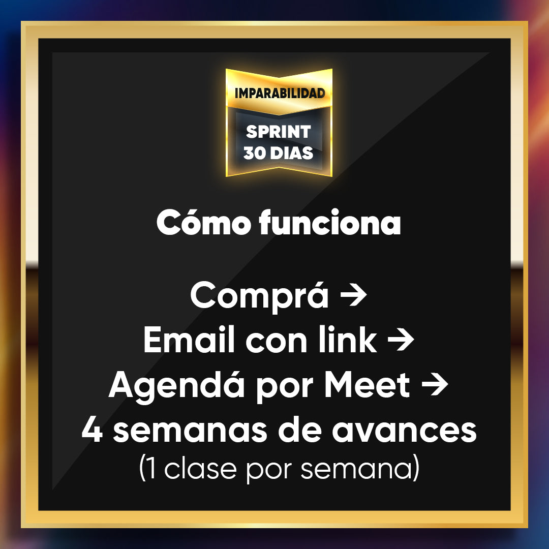 Mentoría SPRINT 360 Creativa 1 a 1 — De la idea al proyecto terminado 🚀