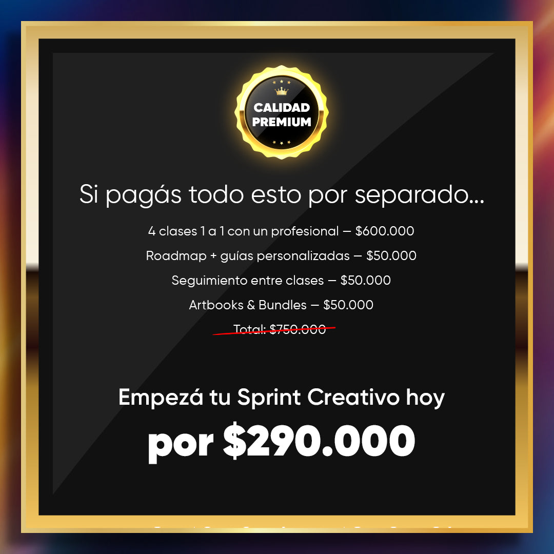 Mentoría SPRINT 360 Creativa 1 a 1 — De la idea al proyecto terminado 🚀