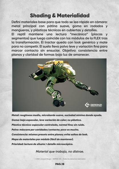 Geronzi FLEX — Artbook & Making Of (PDF) · Edición Digital