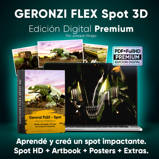 Geronzi FLEX — Bundle Digital (Spot HD + Artbook PDF + Extras)