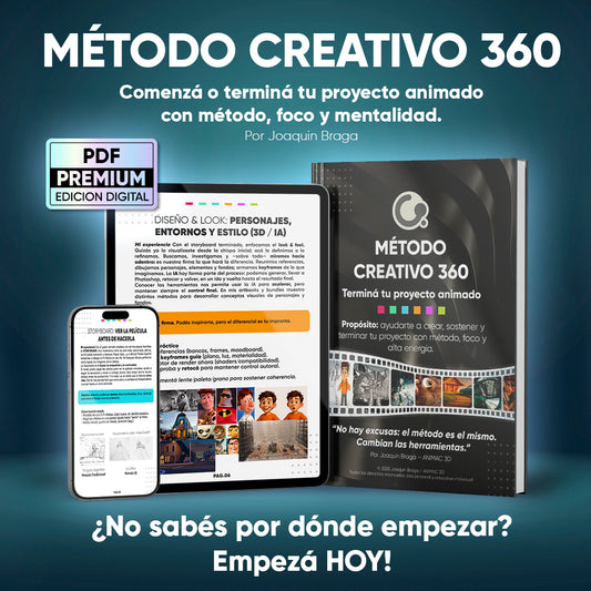 Método Creativo 360 — Ruta completa para terminar tu proyecto