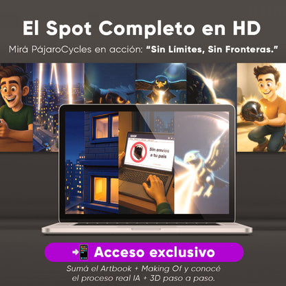 PájaroCycles — Bundle Digital Premium (Spot HD + Artbook PDF + Extras)