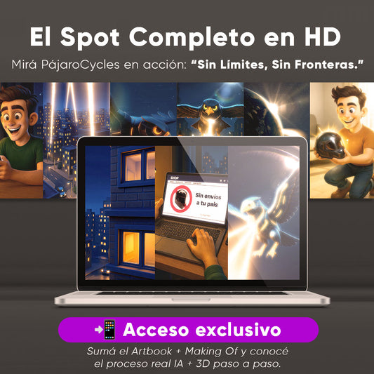 PájaroCycles — Bundle Digital Premium (Spot HD + Artbook PDF + Extras)