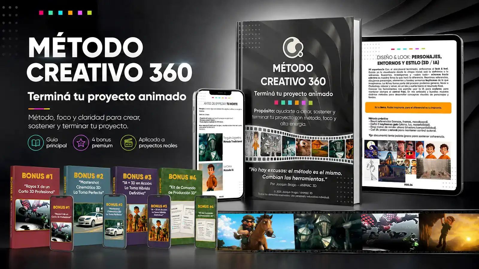 Método Creativo 360, guía para ordenar ideas y terminar proyectos creativos