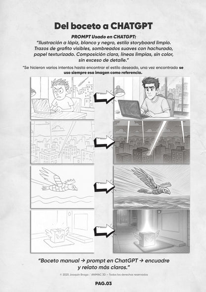 PájaroCycles — Artbook & Making Of (IA + 3D) · Edición Digital (PDF)