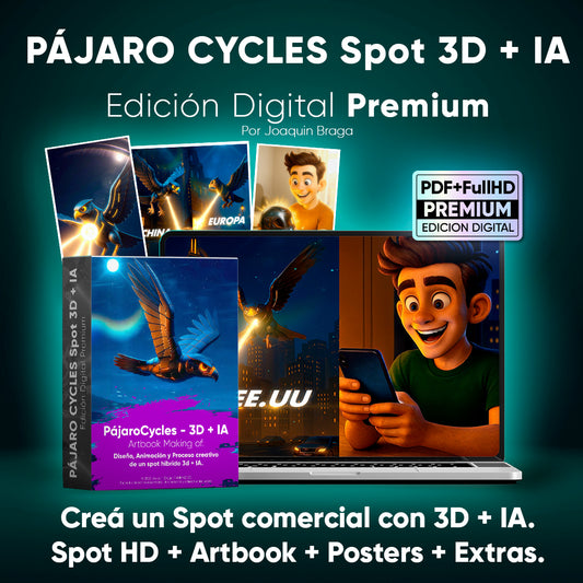 PájaroCycles — Bundle Digital Premium (Spot HD + Artbook PDF + Extras)