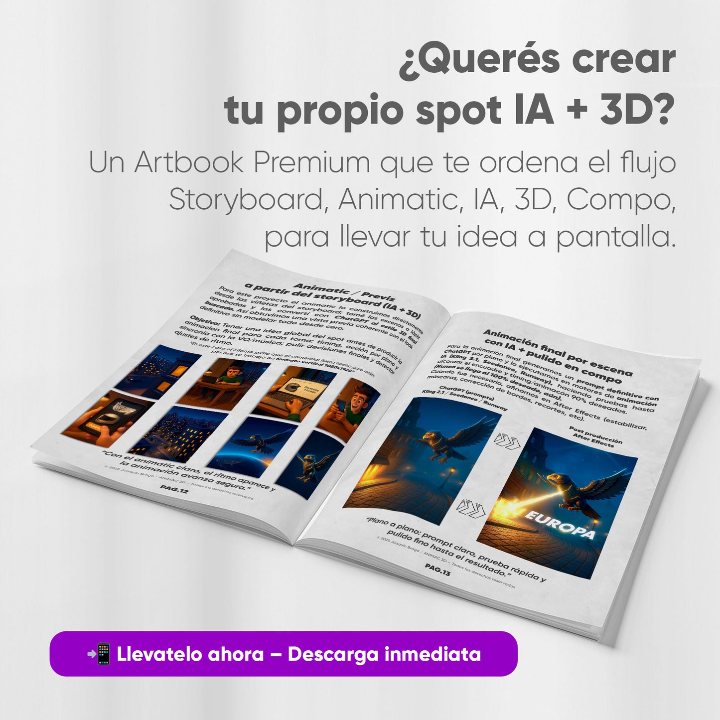 PájaroCycles — Artbook & Making Of (IA + 3D) · Edición Digital (PDF)