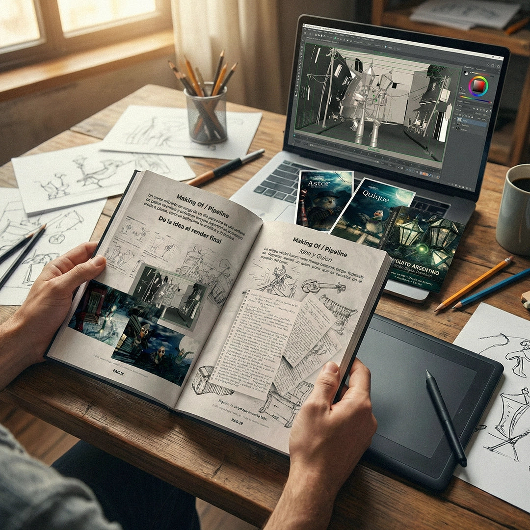 Tanguito Argentino — Artbook Digital + Corto FullHD