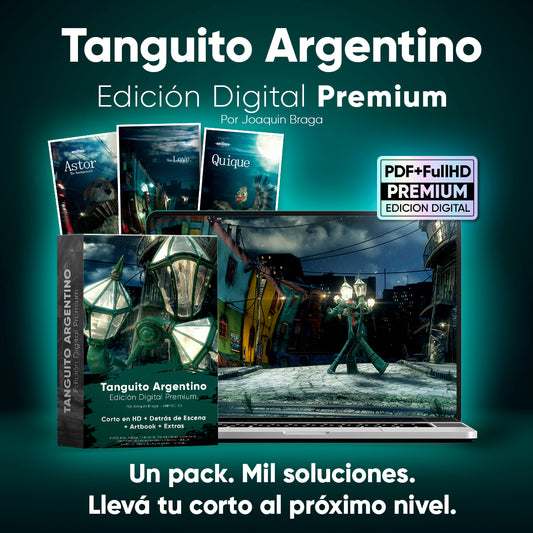 Tanguito Argentino — Bundle Digital Premium (Corto HD + Artbook PDF + Posters)