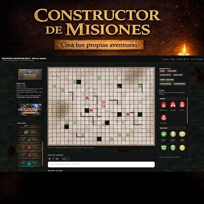 Mission Builder App compatible con Windows y macOS