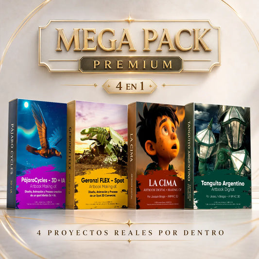 MEGA Pack Premium — Aprendé a crear con 4 Proyectos Reales - LA CIMA + Tanguito + Geronzi + PájaroCycles
