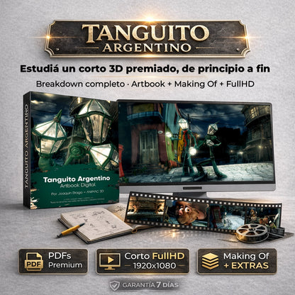 Tanguito Argentino — Artbook Digital + Corto FullHD